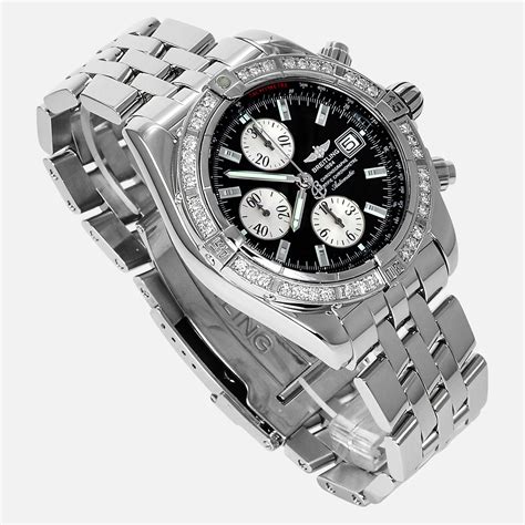 breitling chronomat evolution a13356 2009 quote|breitling evolution diamond bezel.